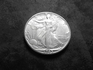 1945 D Walker Half Dollar MS