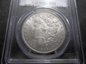 1886 O Morgan Silver Dollar