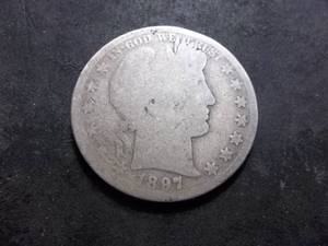 1897 Barber Half Dollar