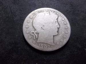 1902 S Barber Half Dollar