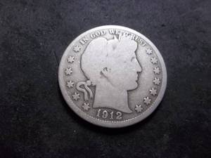 1912 Barber Half Dollar