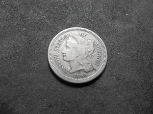 1865 3-Cent Piece