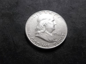 1948 D Franklin Half Dollar