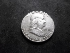 1952 S Franklin Half Dollar