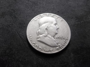 1954 D Franklin Half Dollar