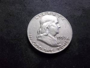 1959 Franklin Half Dollar
