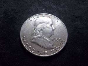 1960 D Franklin Half Dollar