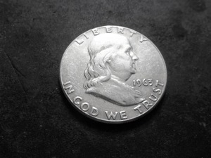 1963 Franklin Half Dollar