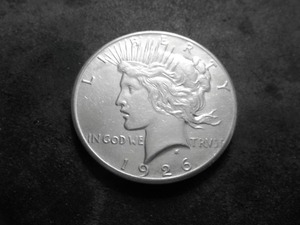 1926 Silver Peace Dollar