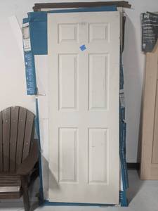 30 in. x 80 in. Colonist Primed Textured Solid Core Molded Composite MDF Interior Door Slab by JELD-WEN