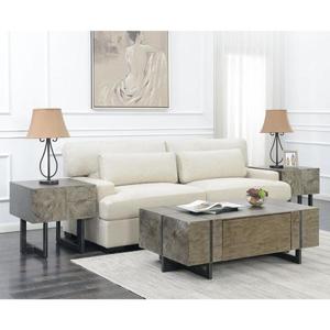 Laguna 54 in. Dark Walnut Large Rectangle Wood Coffee Table with Drawers by Picket House Furnishings