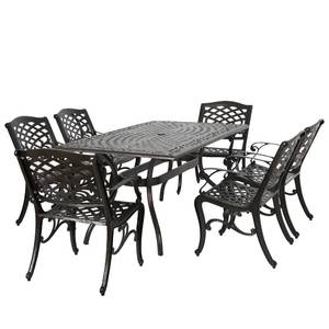 Sarasota Bronze  Aluminum Rectangular Outdoor Dining table by Noble Hous. No CHAIRS