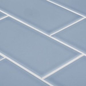 Beverly Blue 4 in. x 12 in. Glossy Ceramic Wall Tile (10.33 sq. ft.Case)by Jeffrey Court