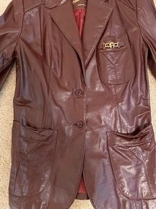 lot 24 image: Etienne Aigner Leather Coat