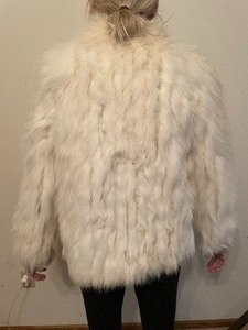 lot 78 image: Saga Natural White Fox Coat