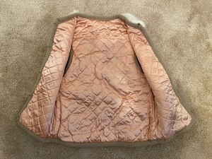 lot 56 image: Fur Vest with Knit Edging