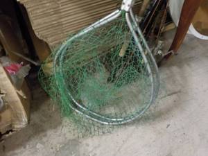 lot 3 image: Rods and Reels and 2 Fishing Nets...