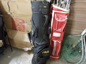 lot 4 image: Golf Clubs and 2 Bags...