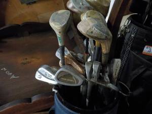 lot 6 image: Golf Clubs and 2 Bags...