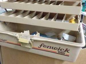 lot 13 image: Fenwick Tackle Box 16 x 8 x 9...