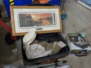 lot 22 image: Picture, Mattress and Pump, Tripod,...