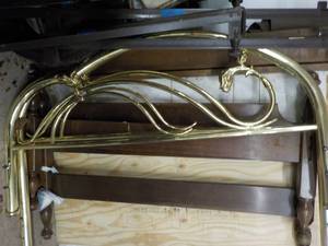 lot 30 image: 2 Full Size Bed Frames and Slates a...