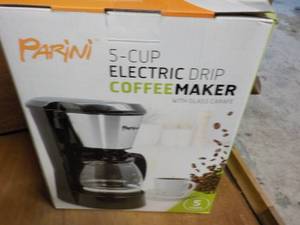 lot 40 image: Parini 5 Cup Coffee Maker...