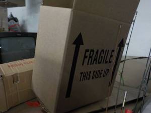 lot 60 image: 75 Cardboard Boxes 14 x 15 9...