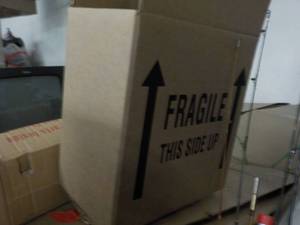 lot 61 image: 75 Cardboard Boxes 14 x 15 9...