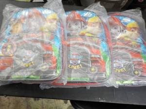 lot 98 image: 3 Paw Patrol Backpacks...