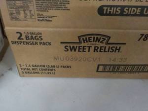 lot 183 image: 2 - 1.5 lb. Gallon Bags Heinz Sweet...