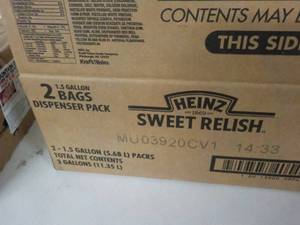 lot 187 image: 2 - 1.5 lb. Gallon Bags Heinz Sweet...