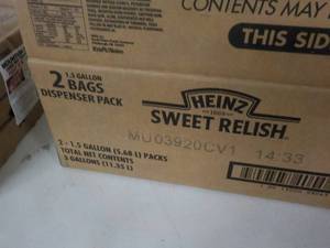 lot 188 image: 2 - 1.5 lb. Gallon Bags Heinz Sweet...