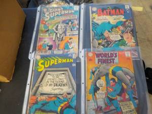 lot 140 image: Superman, Superboy, and Batman Comi...