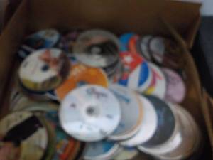 lot 198 image: 300 DVDs, CDs, Audio Books and Ga...
