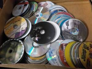 lot 199 image: 300 DVDs, CDs, Audio Books and Ga...