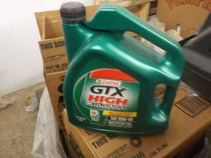 lot 212 image: 1 Gallon Castrol GTX High Milage SA...