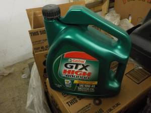 lot 213 image: 1 Gallon Castrol GTX High Milage SA...