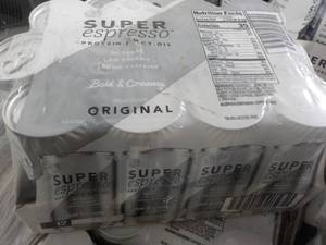 lot 215 image: 12 - 6 oz Cans Super Expresso Bold ...