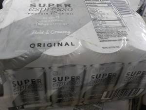 lot 216 image: 12 - 6 oz Cans Super Expresso Bold ...