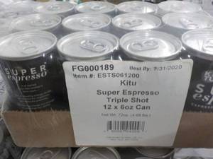 lot 221 image: 12 - 6 oz Cans Kitu Super Expresso ...