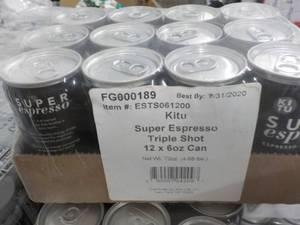 lot 222 image: 12 - 6 oz Cans Kitu Super Expresso ...