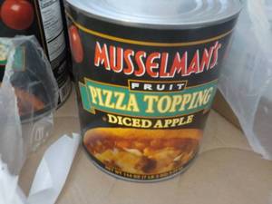 lot 257 image: 7.2 lb. Can Mosselmans Diced Apple...