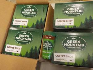 lot 299 image: 4 boxes-6 each Green Mountain  Moch...