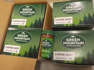 lot 300 image: 4 boxes- 6 each  Green Mountain Moc...