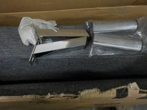 lot 351 image: Serta Grey Casual Convertible Molec...