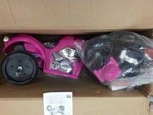 lot 374 image: 6 V Pink Motorcycle with Battery an...