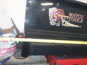 lot 57 image: Matco Tools flip lid tool box