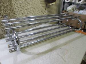 lot 30 image: (F-3) Metal Tube Wallmount Closet S...