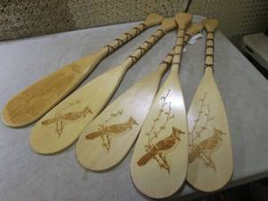 lot 36 image: (RMDR) Lot of 5 Wood Wildlife Wall ...